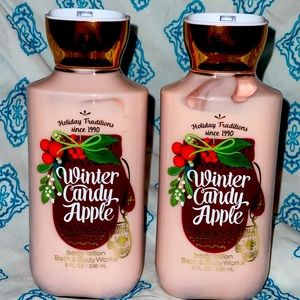 Bath and Body Works Winter Candy Apple Set